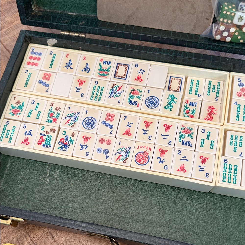 Vintage Crisloid Ma-Jong Set Game - Picture 6 of 9